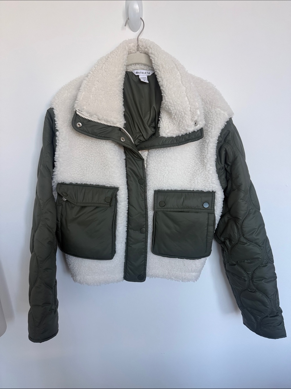 Athleta hybrid fleece jacket